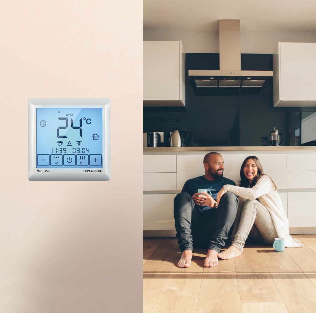 Терморегулятор для теплого пола ТЕПЛОЛЮКС MCS 350 TUYA